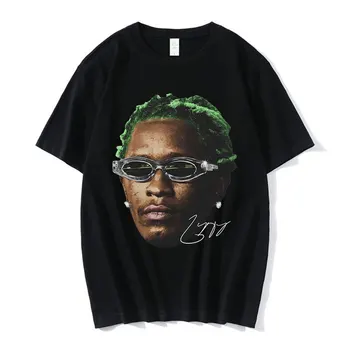 Футболка с изображением Рэпера Young Thug, Мужская Женская модная футболка в стиле хип-хоп, уличный стиль, Летняя повседневная футболка с коротким рукавом, размер Оверсайз
